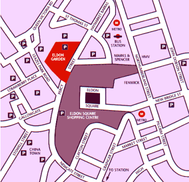 Eldon Garden map